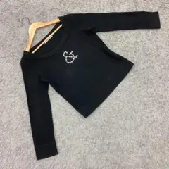 ピンキーアンドダイアン【M相当】7分袖 Tシャツ/クロップド カットソー