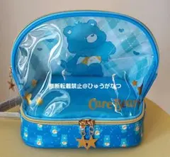 ケアベア　ショルダーバッグ　ブルー　クリア窓　CareBears　バッグ　肩掛