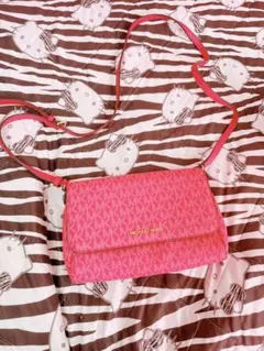 MICHAEL KORS ピンクショルダーバッグ