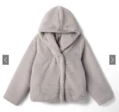 GRL グレイル フード付きボリュームファーコート [on077]