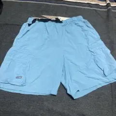 Columbia 水色 カーゴショートパンツ