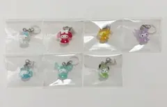 サンリオ めじるし アクセサリー 1,2レインコート てるてる坊主 7点