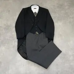 레벤 레이븐 모닝 수트 쓰리피스 블랙 웨딩 BU97