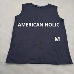 AMERICAN HOLIC タンクトップ ネイビー Mのサムネイル