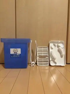 Milton 哺乳瓶用消毒ケース 青