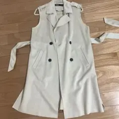 値下げ ZARA ジレ スウェード調