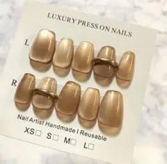 現品】マグネットネイル シンプル 大人 ショートネイル 春 卒業 入学 ちゅるん