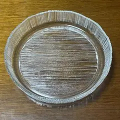 【未使用品】HOYA /ストライプ模様のヴィンテージガラス皿のサムネイル