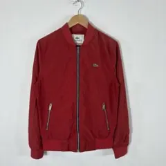 90s フレンチ カジュアル ブルゾン LACOSTE 赤 ワニロゴのサムネイル