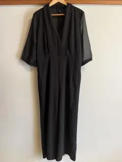 ブラックラップスタイルオールインワン