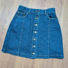 イングデニム ボタンフロント スカート Mサイズ