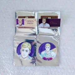 進撃の巨人　リラックス　トレーディング缶バッジ　ネームプレート　エルヴィン