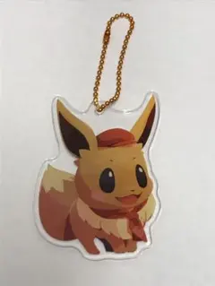ポケモンカフェ　アクリルキーホルダー　イーブイ