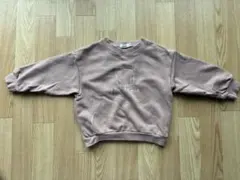 【未使用に近い】pairmanon／裏毛トレーナー／100サイズ／ウスピング