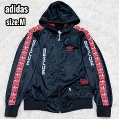 adidas トラックジャケット CHILLE62 RESCUE ロゴテープ M