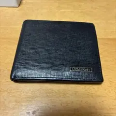 Calvin Klein 黒 レザー 二つ折り財布