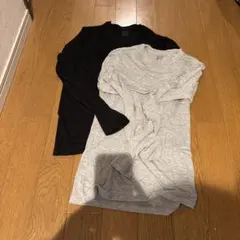 ユニクロC極暖ヒートテック カシミヤブレンド クルーネックT XLサイズ2枚
