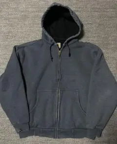 Hanes 90s Vintage Full Zip Hoodie Faded - メルカリ