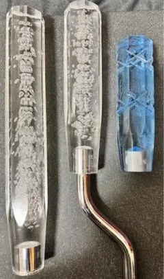 シフトノブ 3本セット クリスタル 龍 - メルカリ