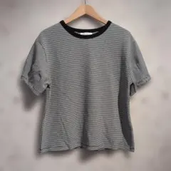 A DAY IN THE LIFE ストライプ 半袖Tシャツ