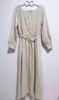 earth music&ecology ワンピース ライトベージュ フリー 美品