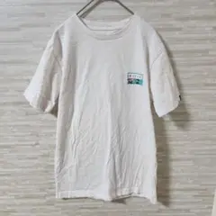 Billabong ビラボン 半袖Tシャツ ビッグプリント ロゴ ホワイト