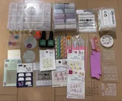 ネイルアート用品 まとめ売り パーツ 筆 シールのサムネイル