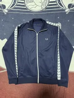 FRED PERRY Taped Track Jacket ネイビー　J6231
