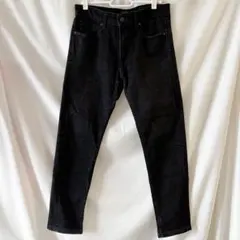 ウルトラストレッチ スキニーフィットジーンズ 28インチ ブラック 黒 S