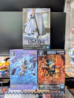 ワンピースワーコレスペシャル　ニカ　サボ　フィグライフ 青雉　3点セット