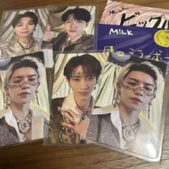 通常盤 M!LK トレカ5種セット ステッカーもお付け