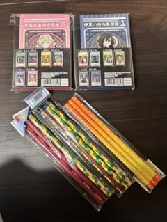 鬼滅の刃　B7サイズ学習帳三冊×2 鬼滅風2B鉛筆