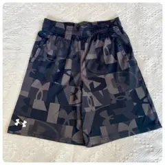 アンダーアーマー ハーフパンツ 150 YLG ジュニア ブラック 半ズボン