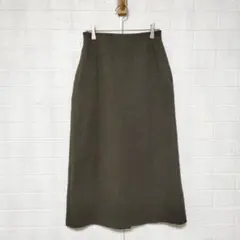 ユニクロ (S)　ブラッシュドジャージーナロースカート　ポケットあり