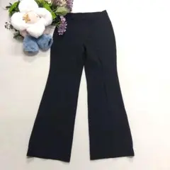 コボちゃん様専用新品!!　UNIQLO　黒 イージーフレアパンツ　レディース　M