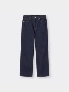 GU ハイライズストレートジーンズ