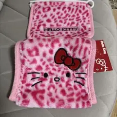 미사용 산리오 ハローキティ トイレットペーパーホルダー ピンク ヒョウ柄