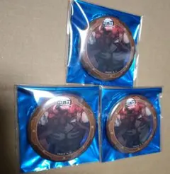 鬼滅の刃 無限城編 ランダム缶バッジ 猗窩座3点 匿名配送