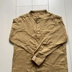 無印　ベージュ長袖シャツ 140サイズ