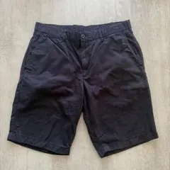ユニクロ　チノ　ショートパンツ　ハーフパンツ　ブラック　M