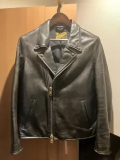 Y'2 LEATHER（ワイツーレザー）　ダブルライダースジャケット　38のサムネイル