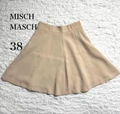 ミッシュマッシュ フレアスカート ミニ丈　美シルエット ベージュ　M 春お出かけのサムネイル
