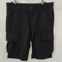 Tommy ブラックカーゴショートパンツ M