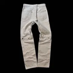 希少 ジョンローレンスサリバン 20AW フロッキー デニム パンツ 44 黄