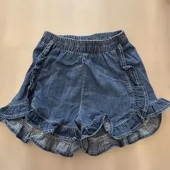 韓国ブランド flo デニム フリル付き ショートパンツ 120