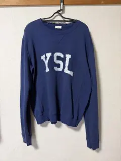 こ*め様 SAINT LAURENT YSLロゴ ネイビー トレーナーのサムネイル
