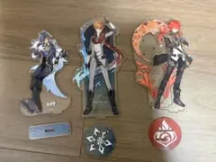 Genshin Impact Diluc Kaeya Tartaglia Acrylic Standee Set