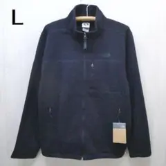 ザ ノースフェイス フルジップ ニット フリース ジャケット L ネイビー