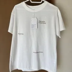 ロゴ刺繍 半袖 Tシャツ ホワイト mysa