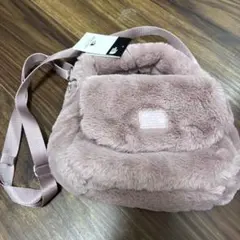 ノースフェイス　BUBBLY　ミニトートバッグ　ファー　ピンクのサムネイル